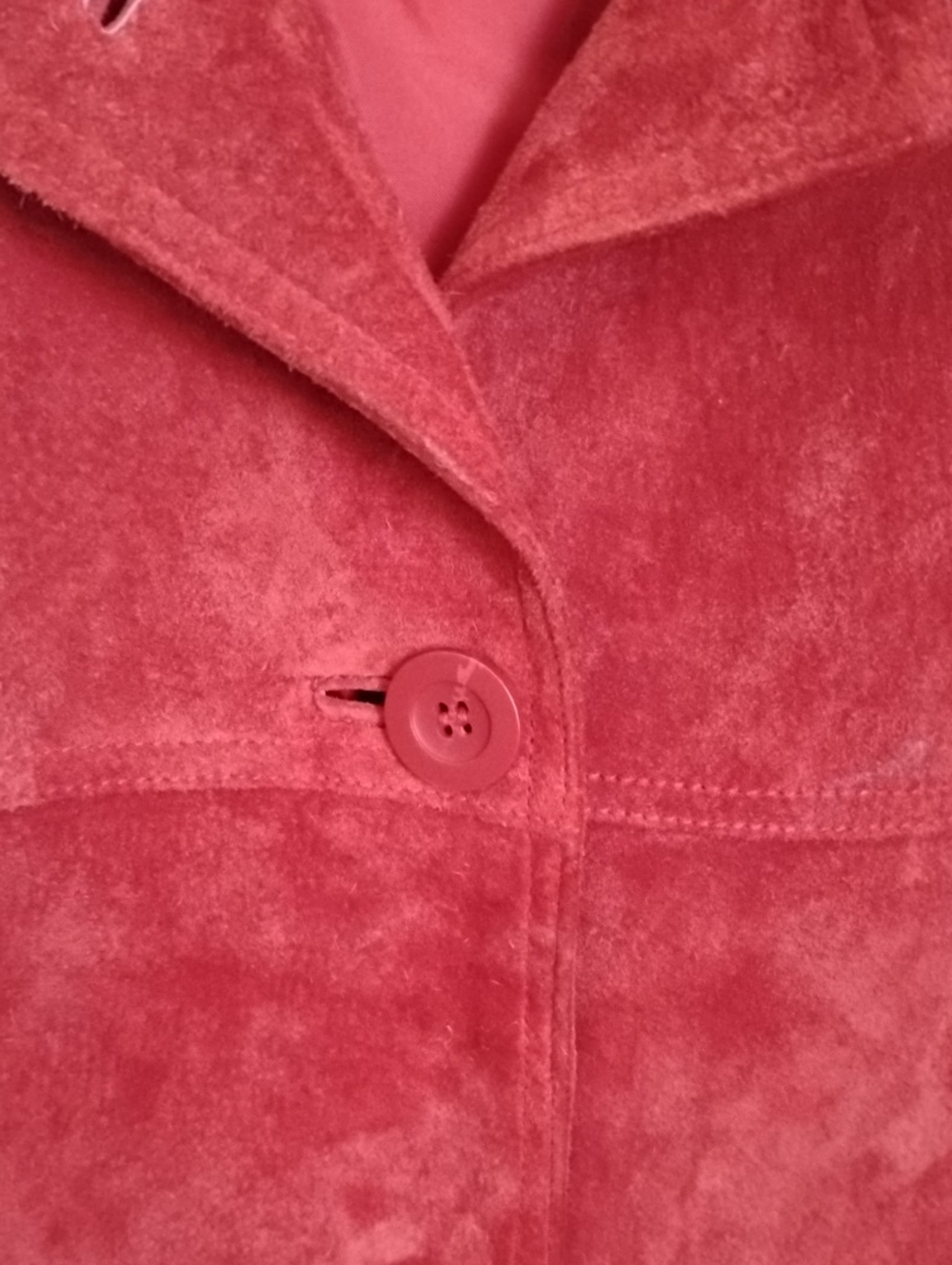 Red Suede Jacket - Picture 3 of 5